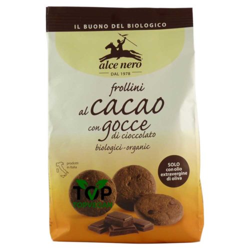 frollini la cacao gocce cioccolato alce nero