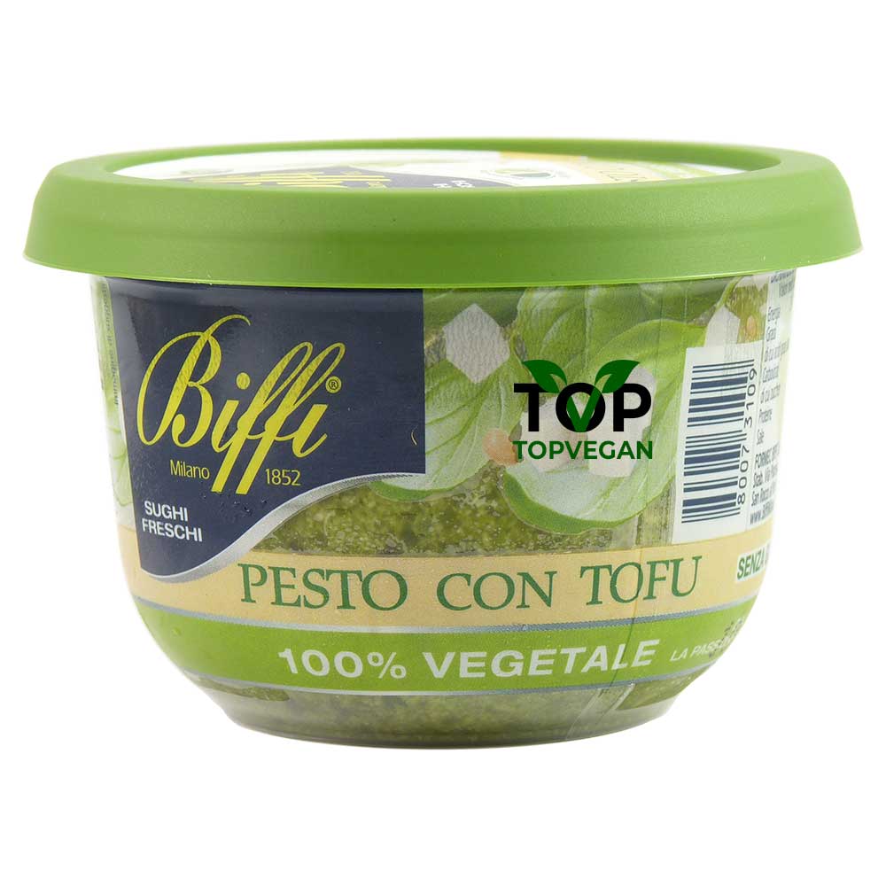 pesto vegano con tofu di biffi