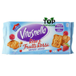 biscotti vegani vitasnella riso frutti rossi