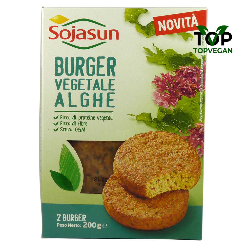 burger vegano alle alghe sojasun