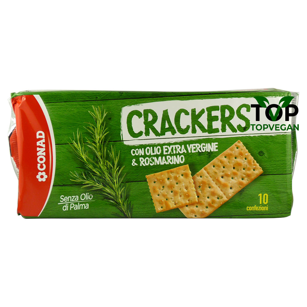 Cracker vegan rosmarino conad