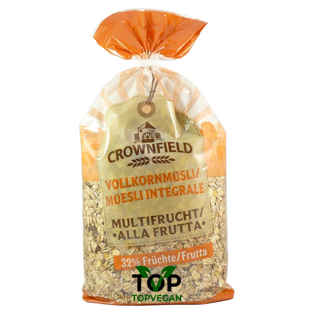 muesli integrale alla frutta crownfiield