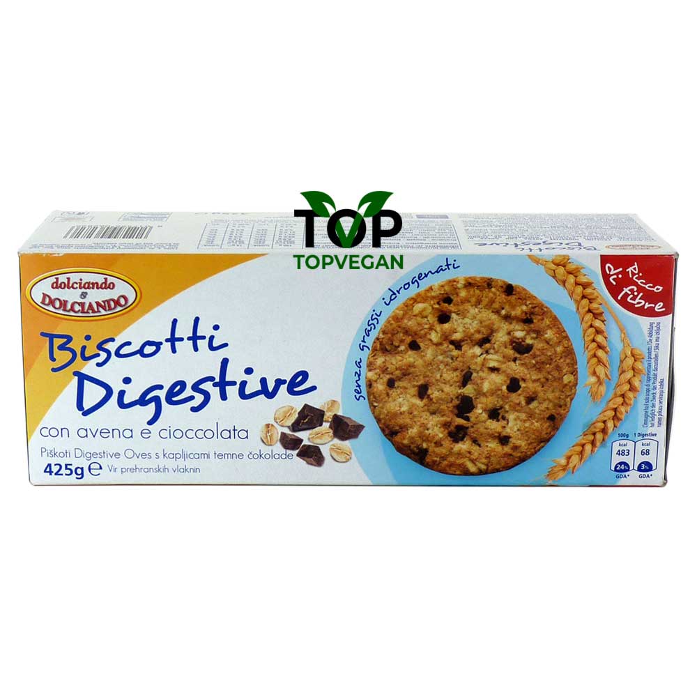 biscotti vegani digestive dolciando dolciando avena cioccolato