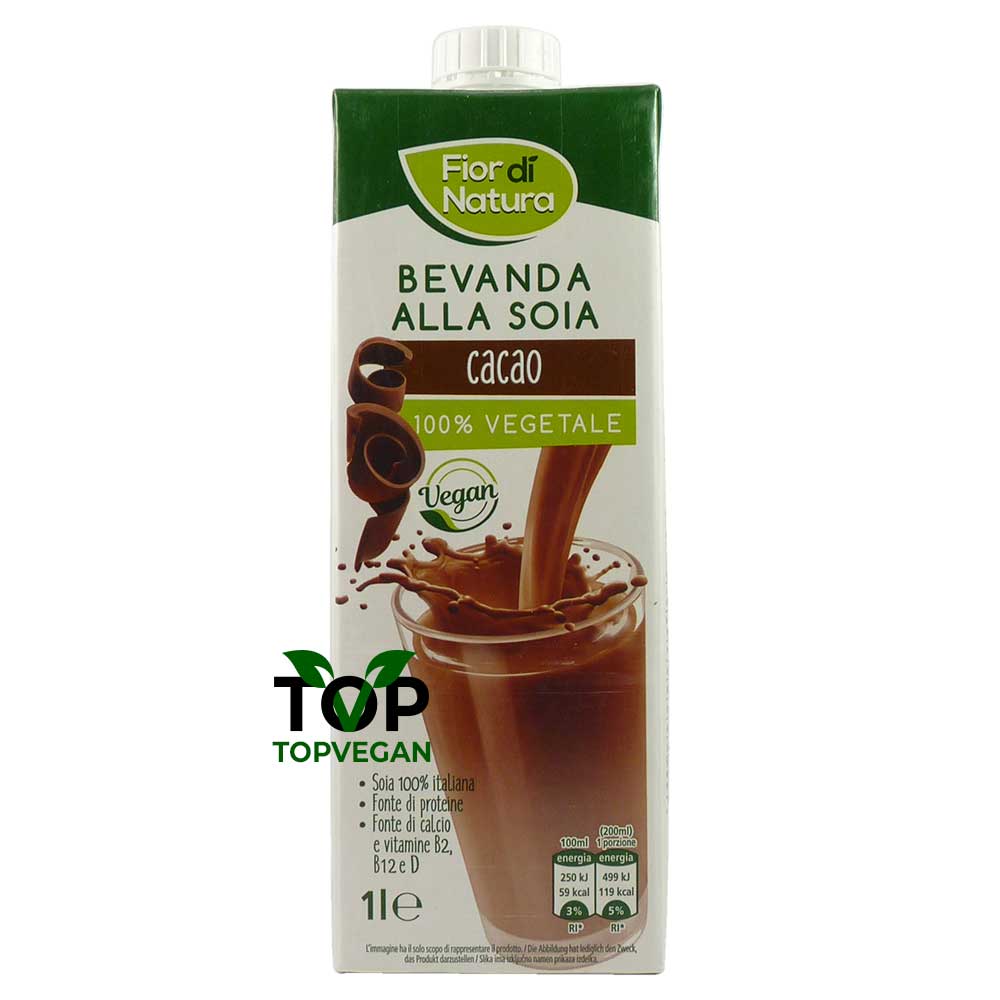 Latte di soia cioccolato fior di natura