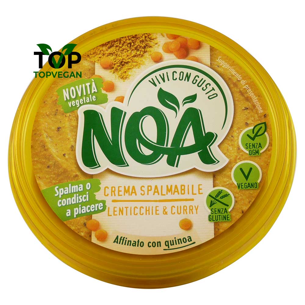 crema spalmabile lenticchie curry Noa