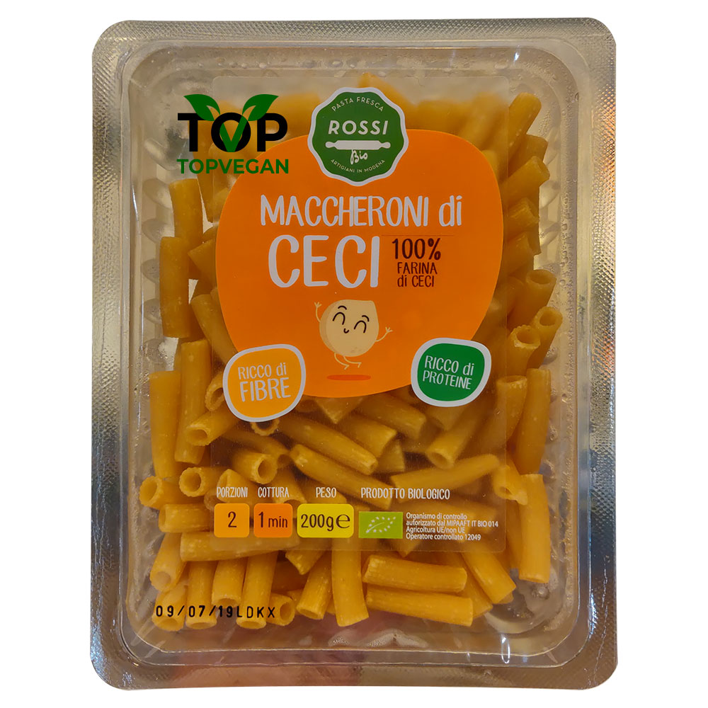 maccheroni vegani di ceci di Rossi