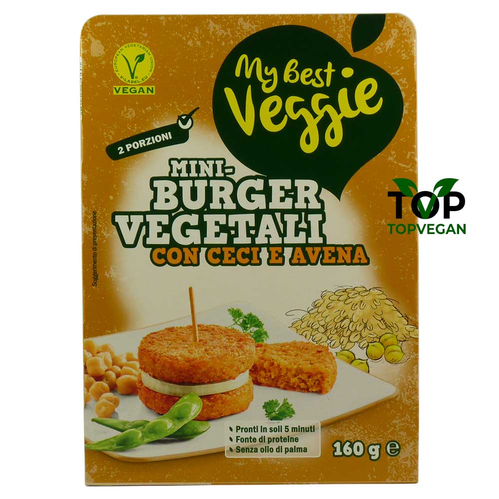 burger vegetali ceci avena my best veggie