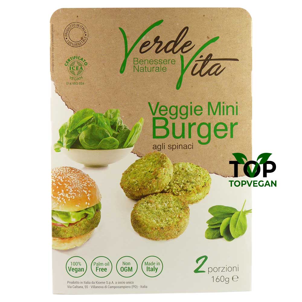 mini burger spinaci verde vita