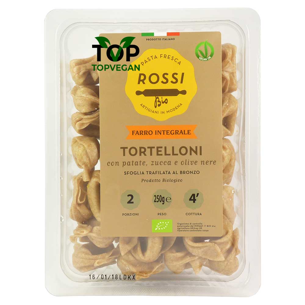 tortelloni vegan patate zucca olive nere rossi