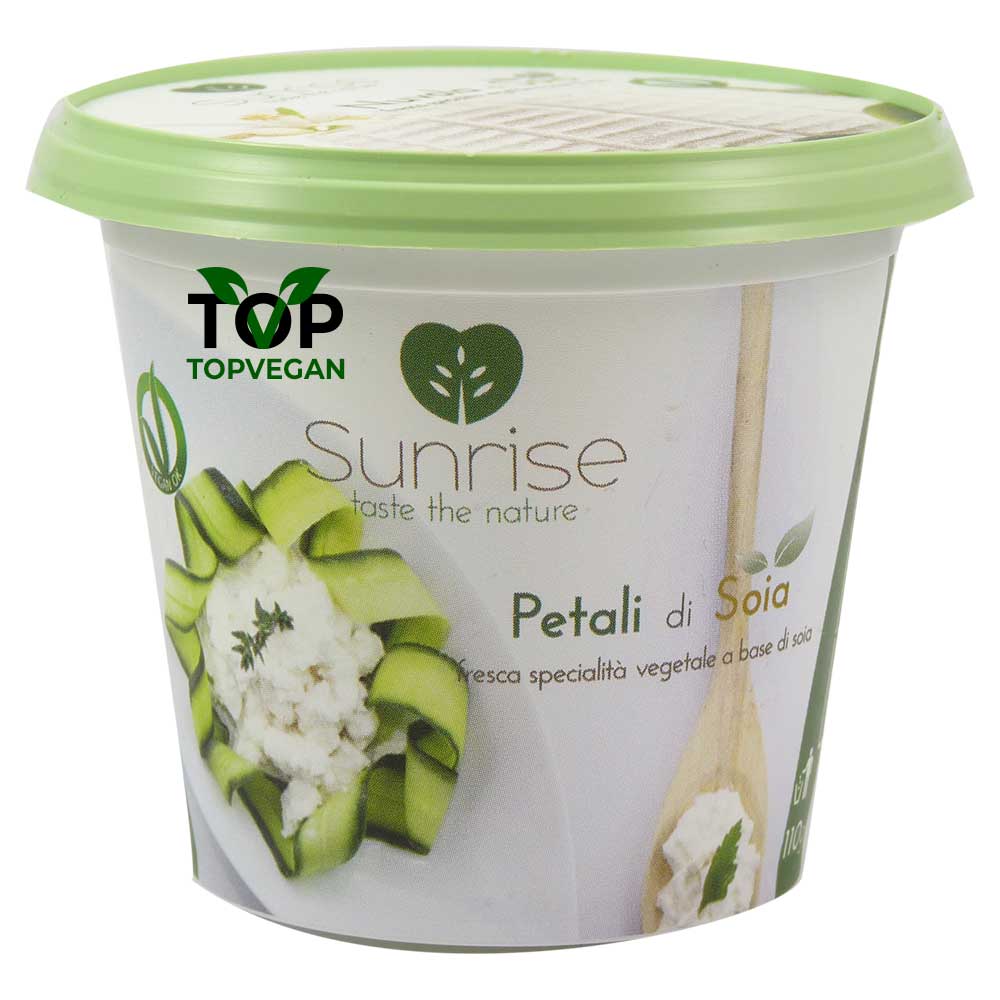 formaggio vegan petali di soia sunrise