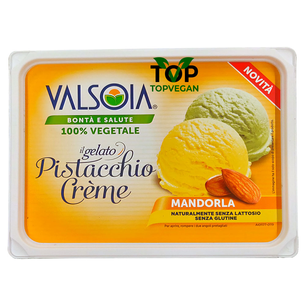 gelato vegan pistacchio creme valsoia