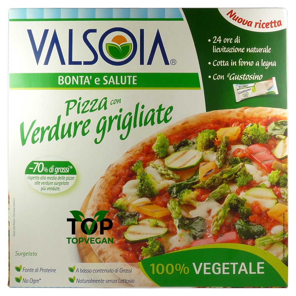pizza vegana verdure grigliate valsoia