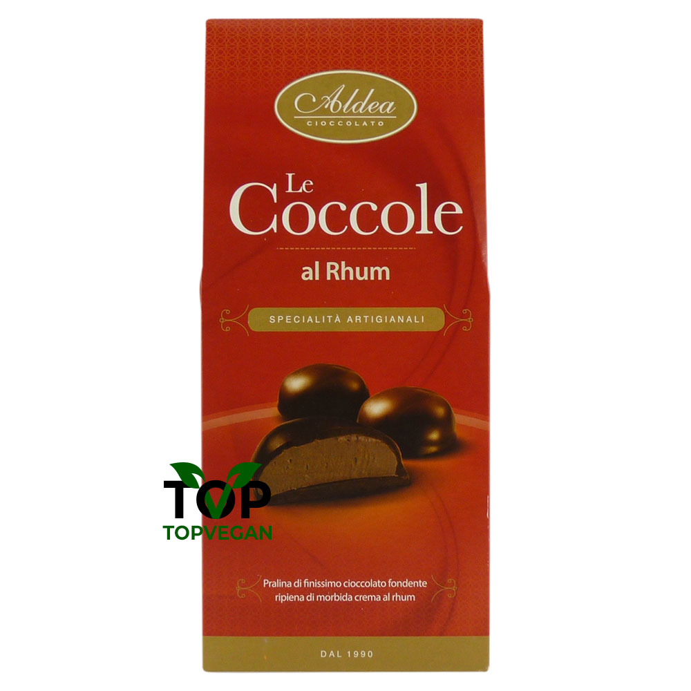 pralina vegana aldea cioccolato rhum