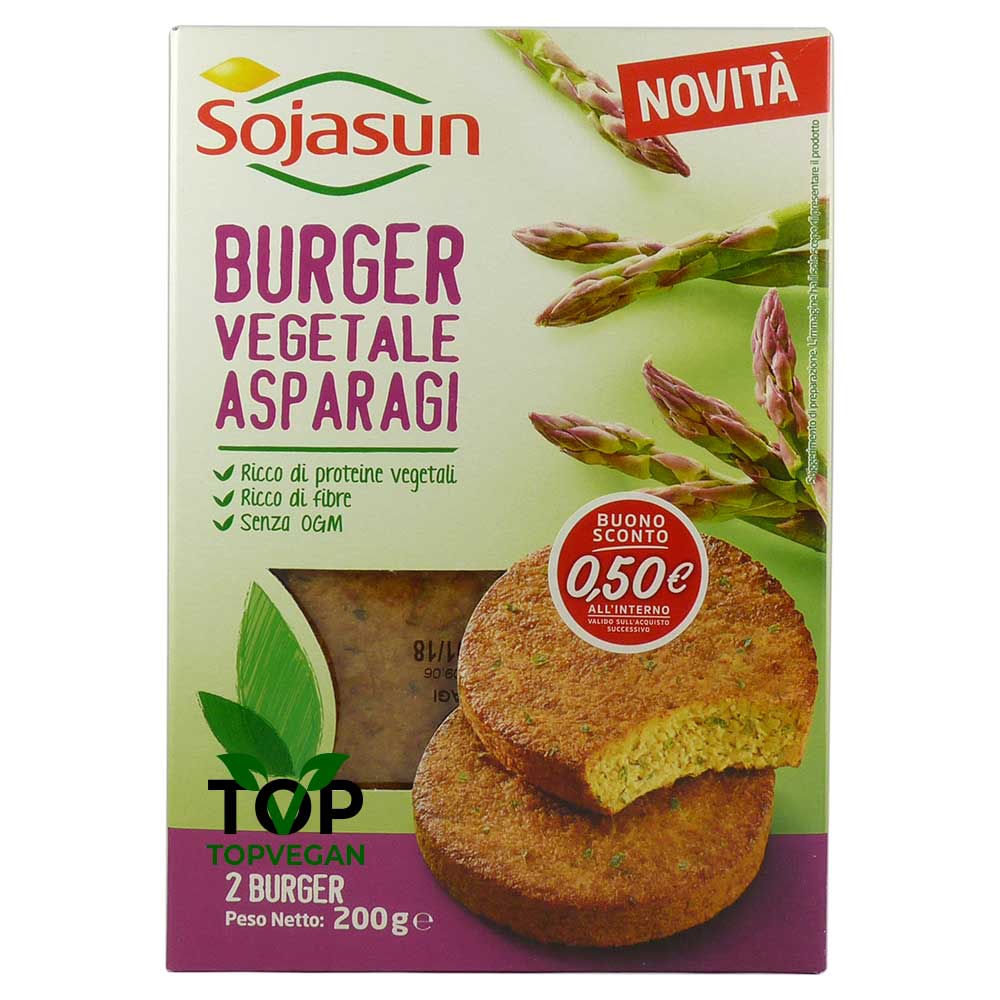 Burger vegetale sojasun asparagi