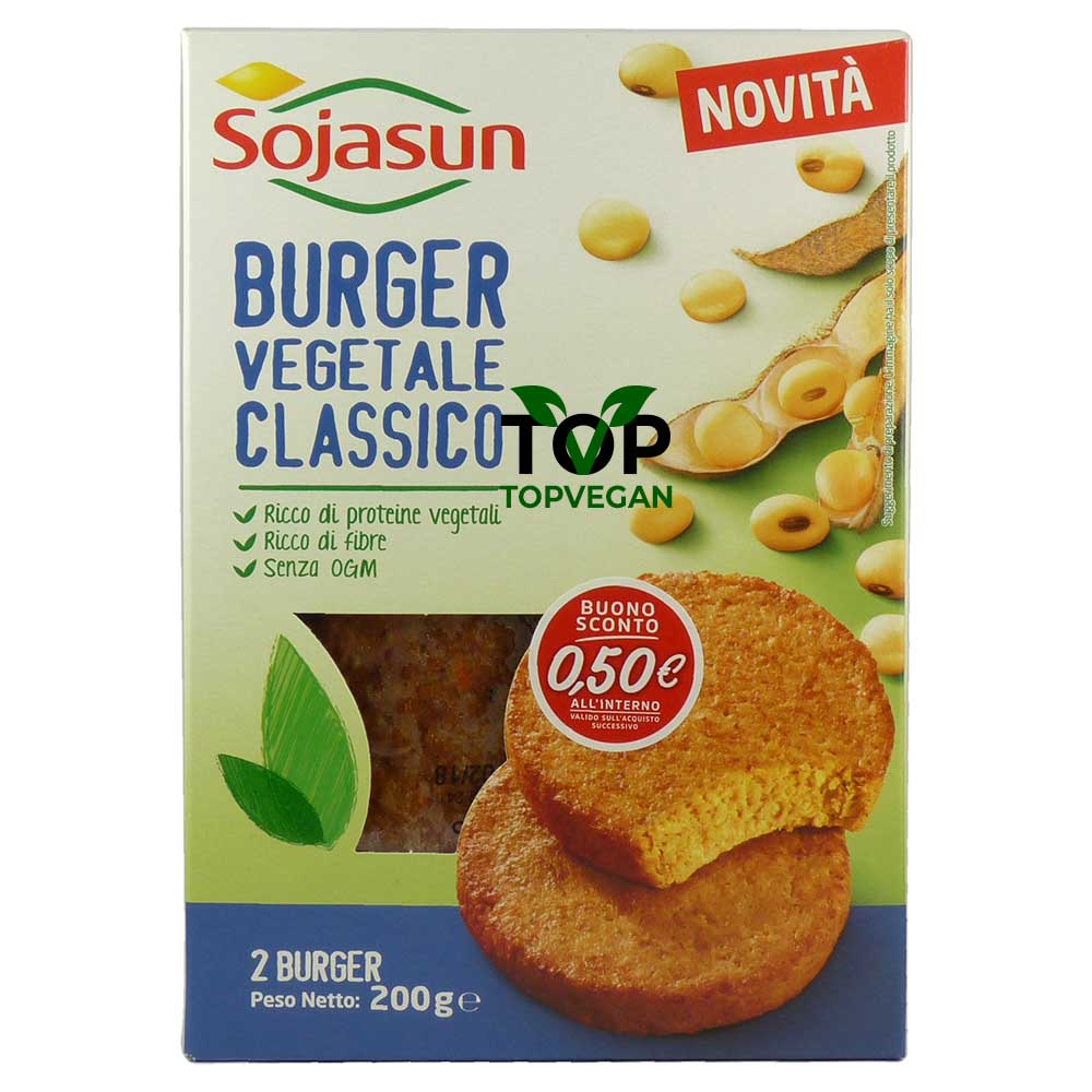 burger vegetale vegano classico sojasun