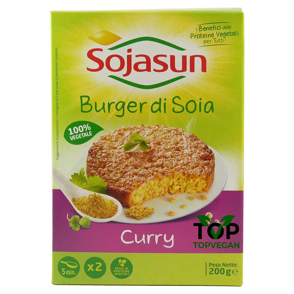 burger di soia al curry sojasun