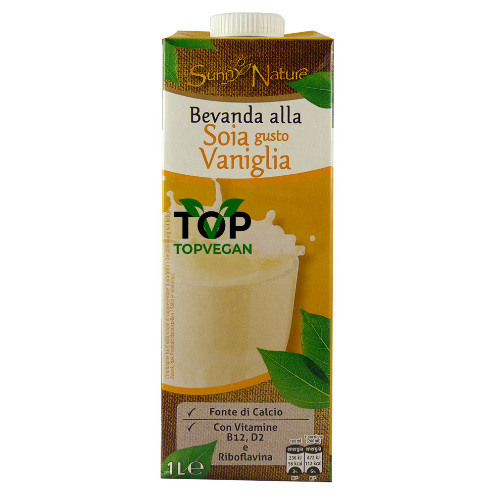 latte soia vaniglia sunny nature