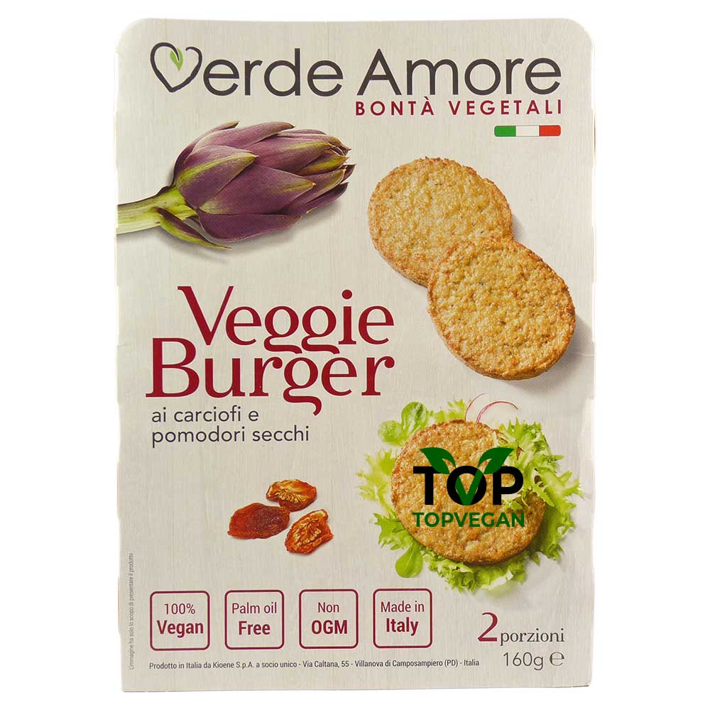 burger carciofi pomodori verde amore