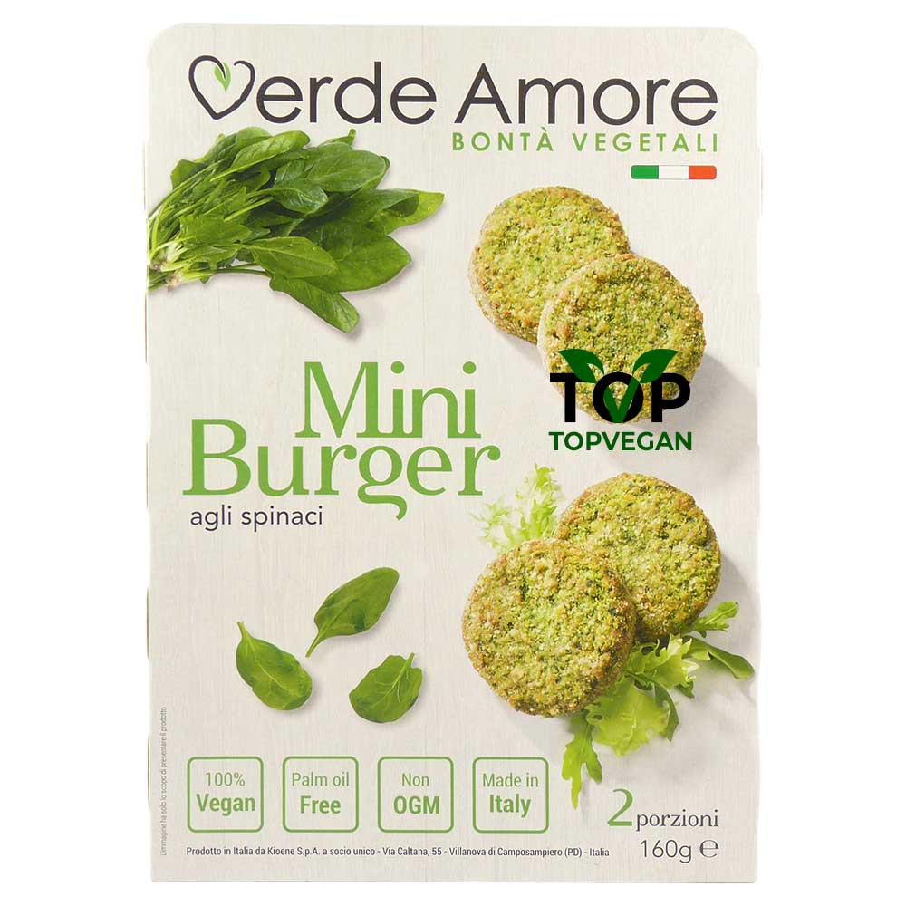 burger di spinaci verde amore