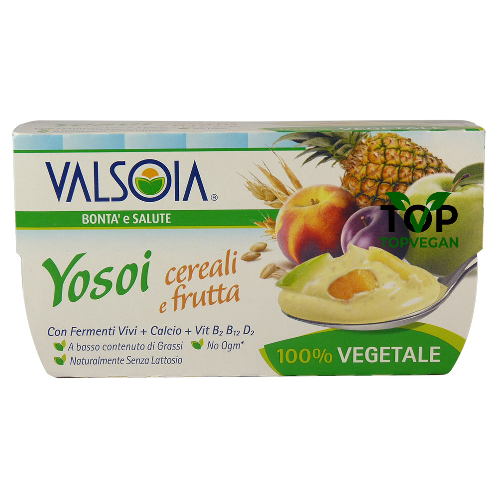 yogurt vegan cereali frutta valsoia