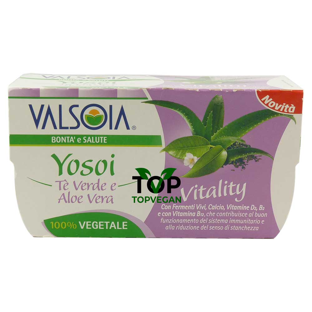 yogurt di soia yosoi the verde aloe vera valsoia