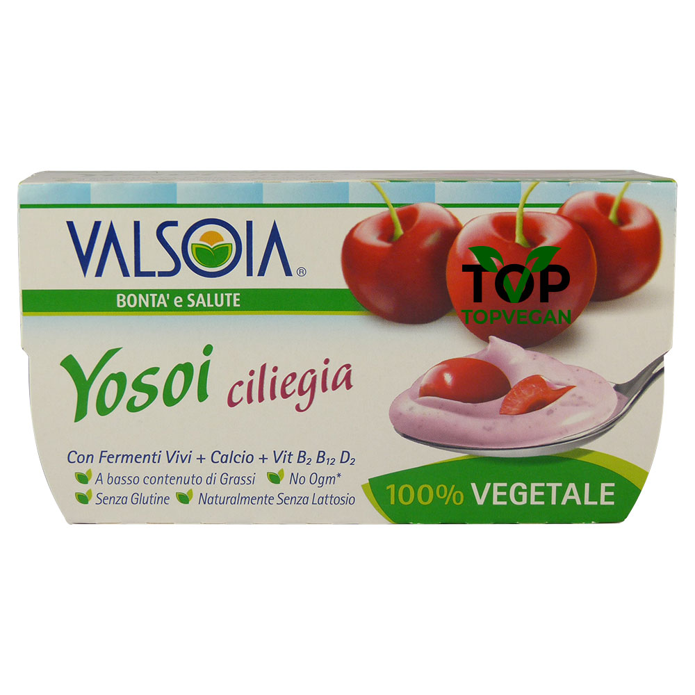 yogurt vegetale ciliegia Valsoia