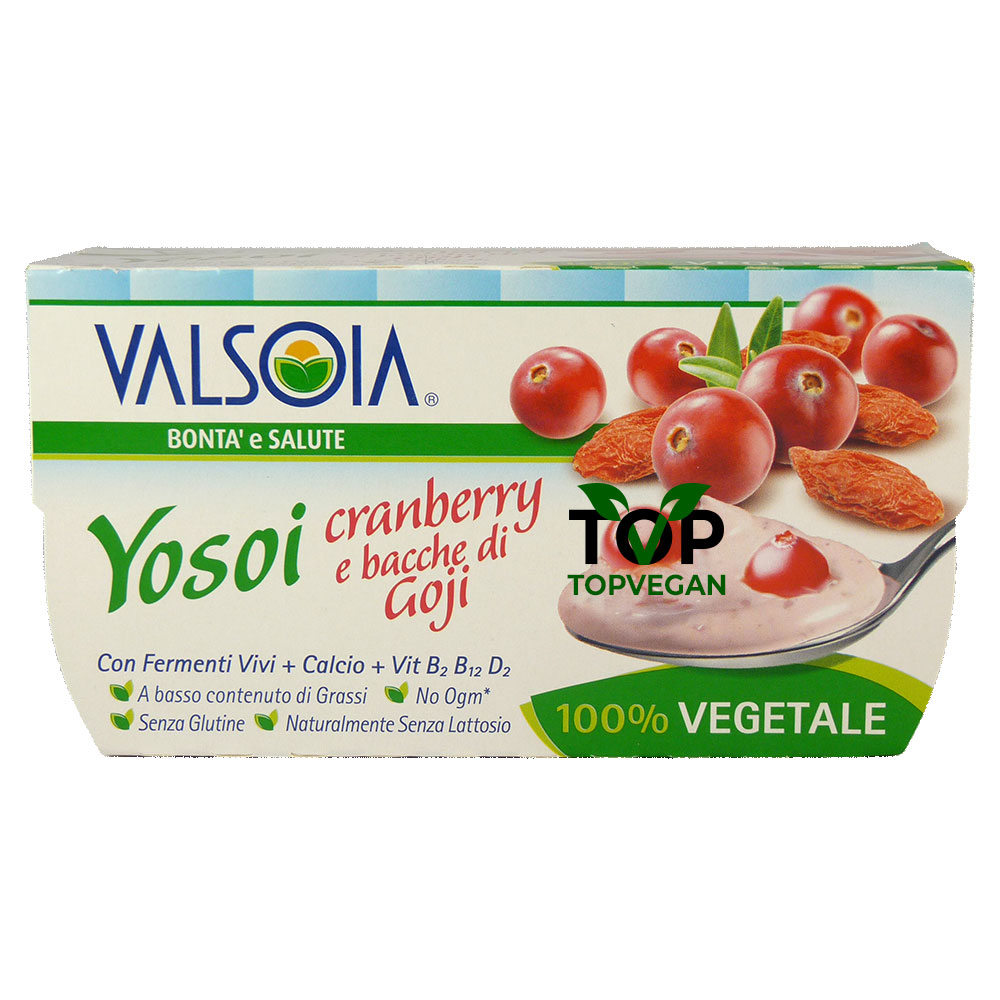 yosoi yogurt vegano cranberry goji