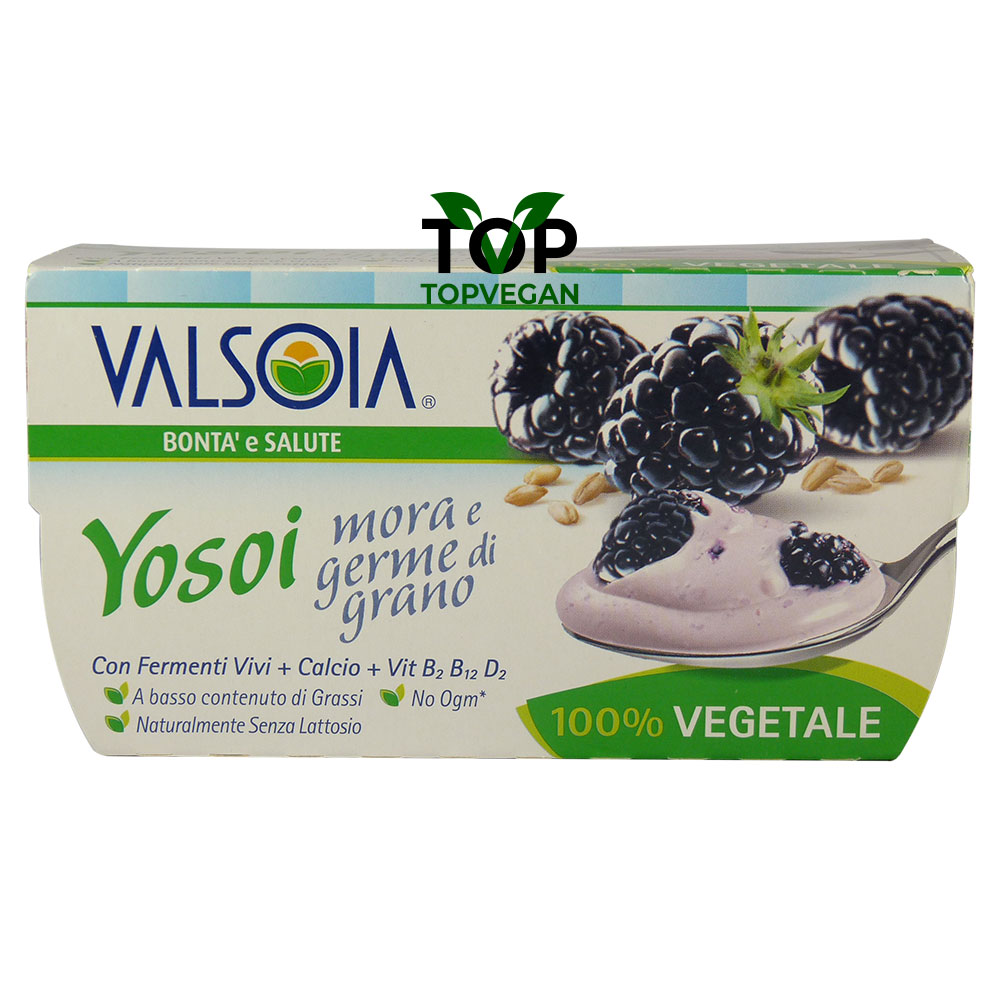 yogurt vegano yosoi mora e germe valsoia