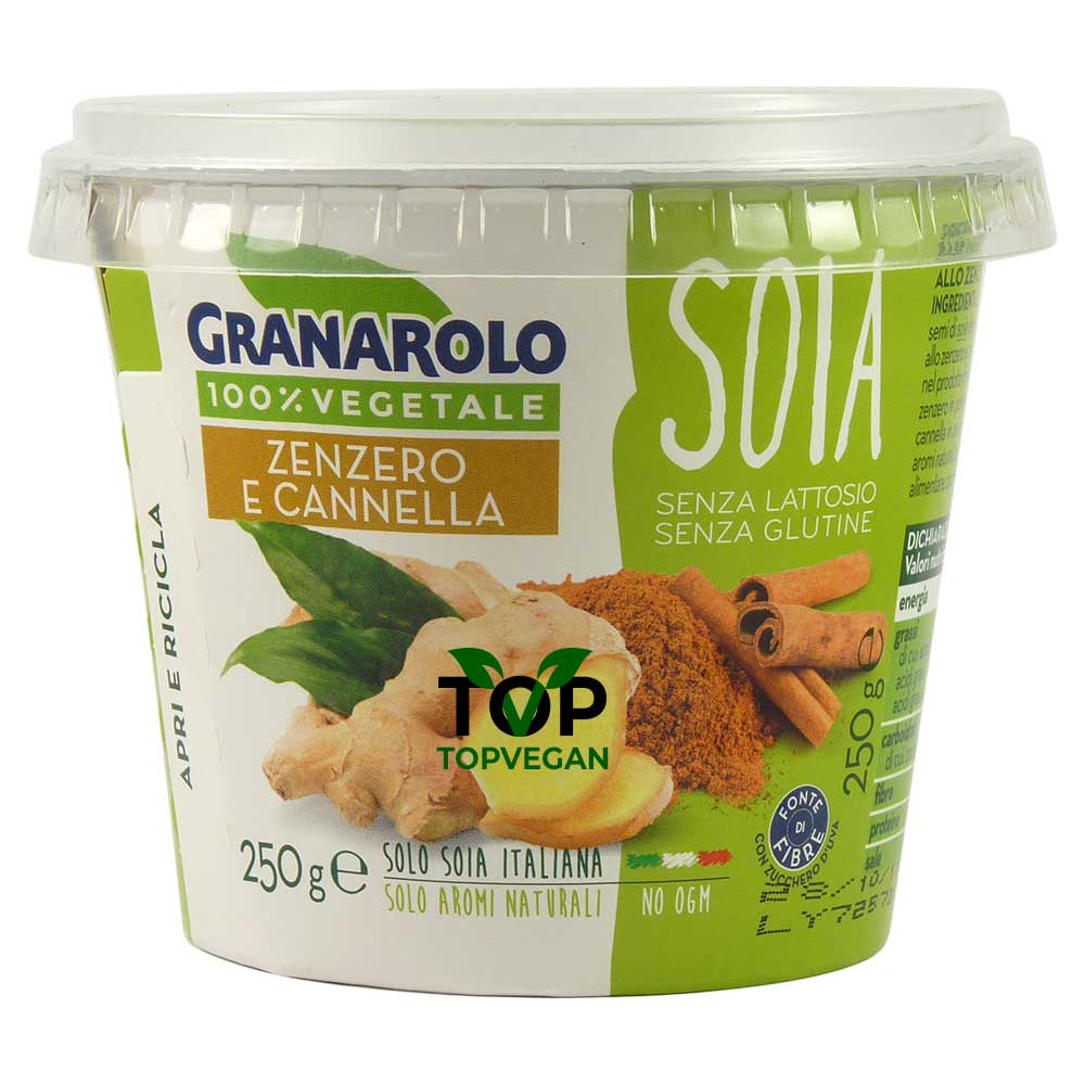 yogurt di soia zenzero canella granarolo